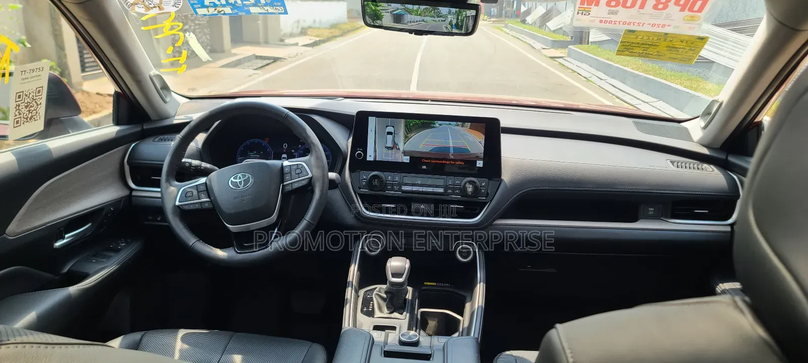 New Toyota Highlander Platinum AWD 2024 Red