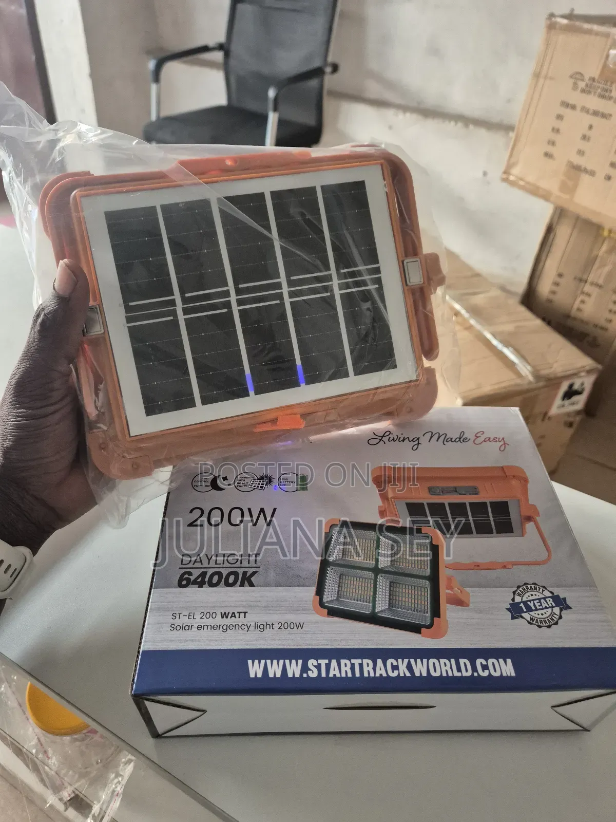 Portable Solar Light With 200w