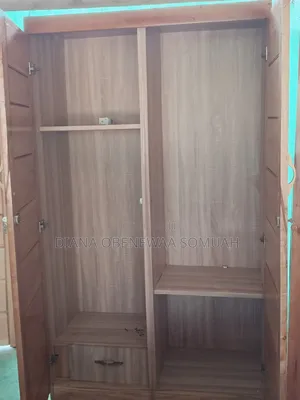 Two in One Wardrobe Made With Strong Wood.