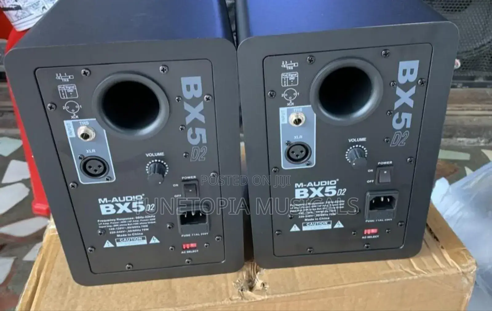 M-Audio Bx5 D2 Active Studio Monitors.