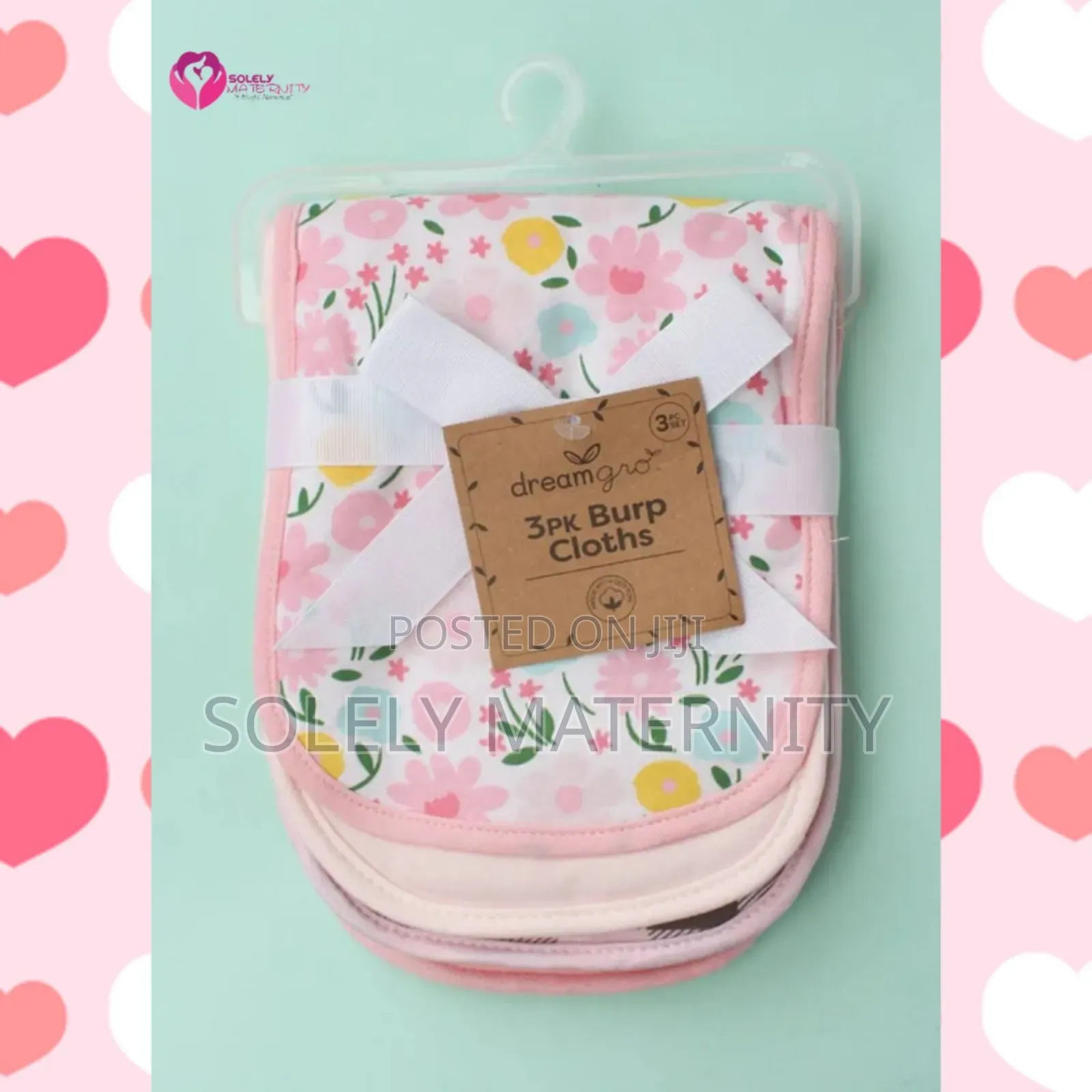 Dreamgro Baby Floral Burpcloth