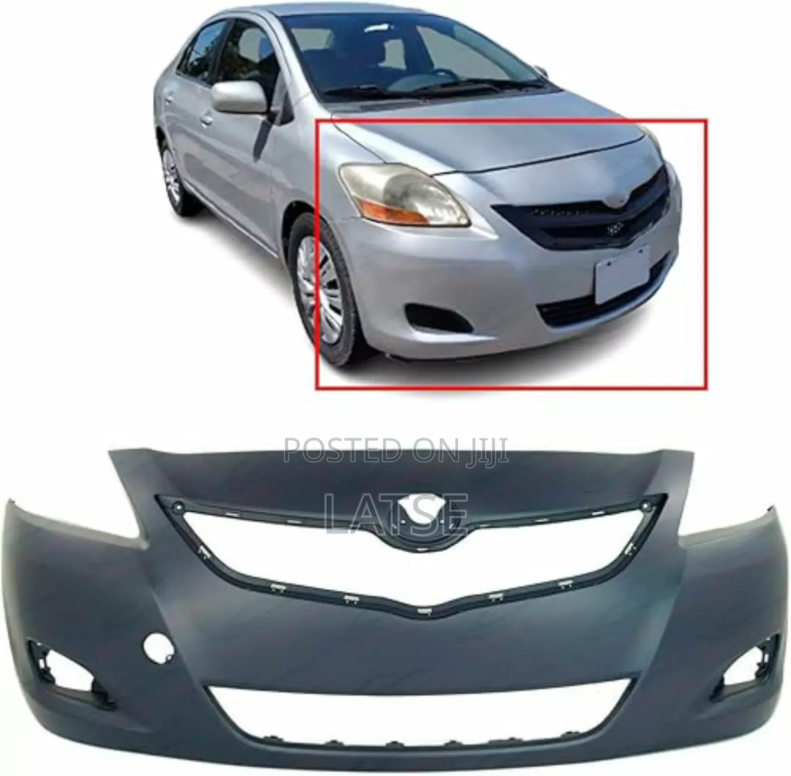 Toyota Vitz 2008,2009,2010,2011,2012,2013 From Bumper Replacement