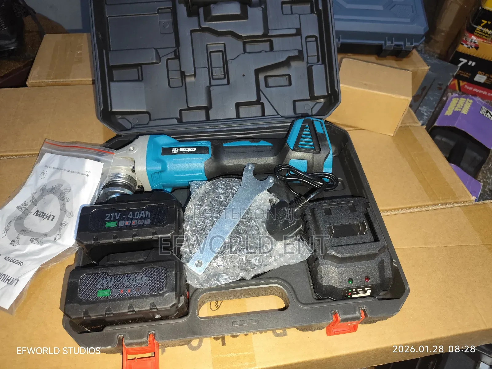 Cordless Angle Grinder 115mm