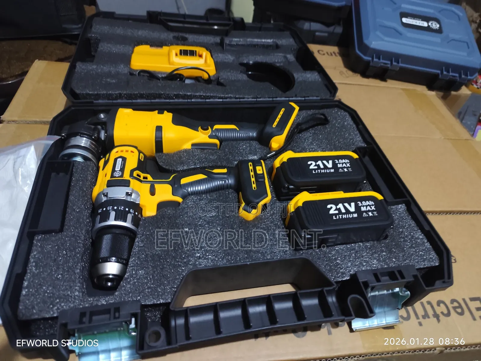 2 in 1 Cordless Set (Drill Grinder)