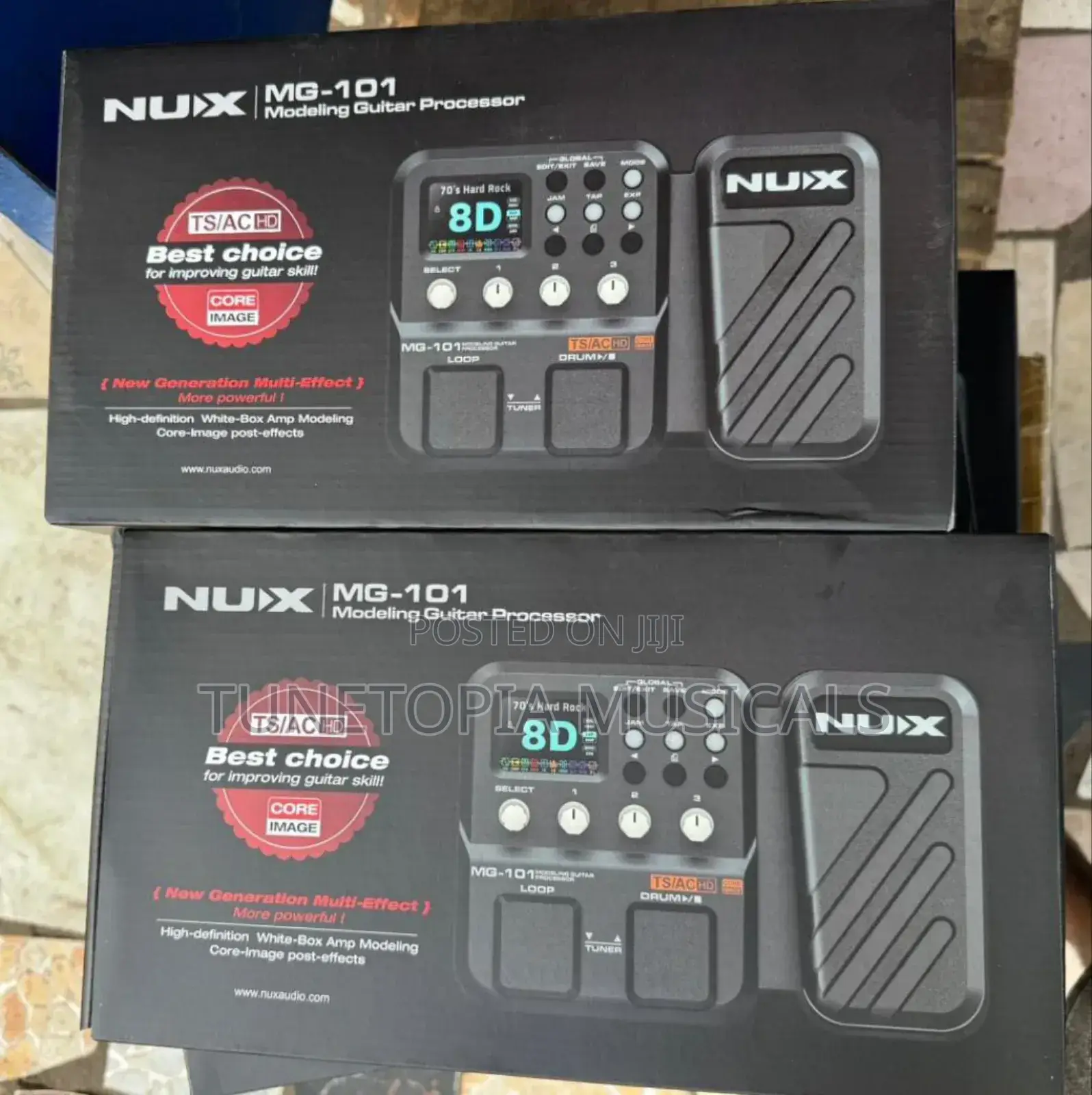 Nux Mg-101 Modeling Guitar Effect Pedal Processor.