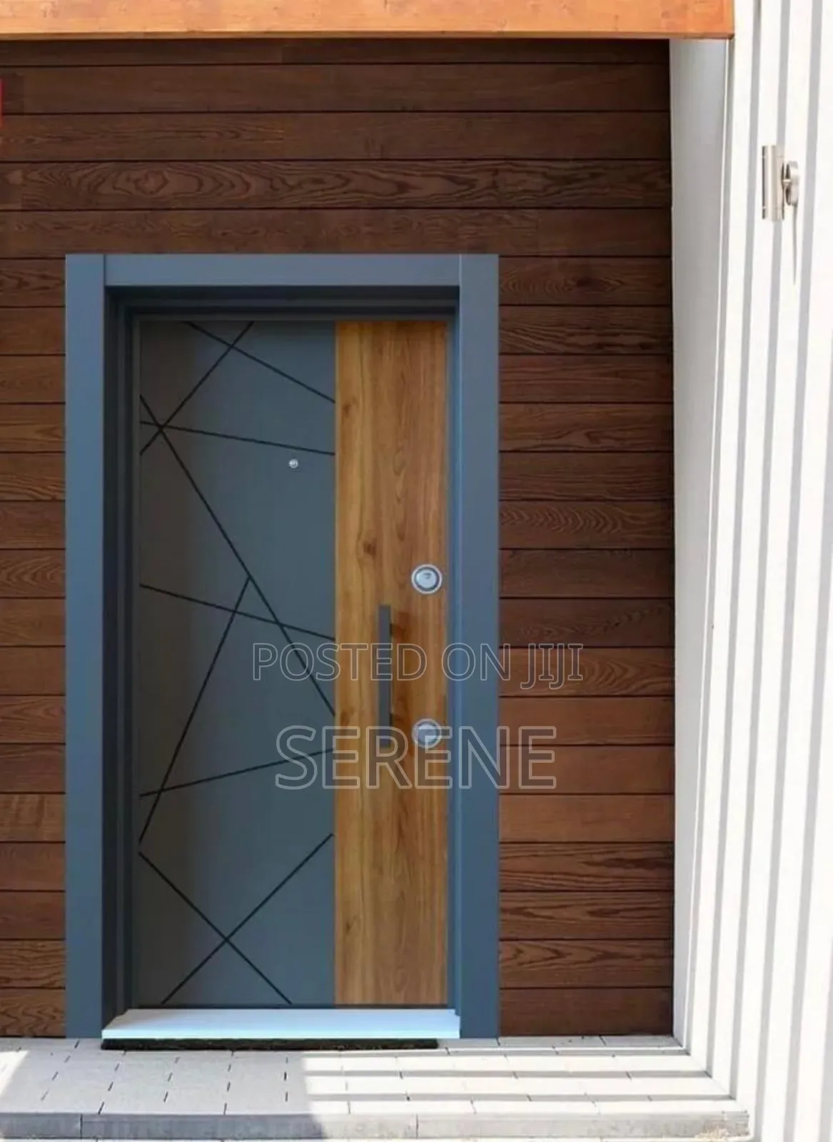 Exclusive Galvanized Designed Metal Door (Exterior) Made Locally