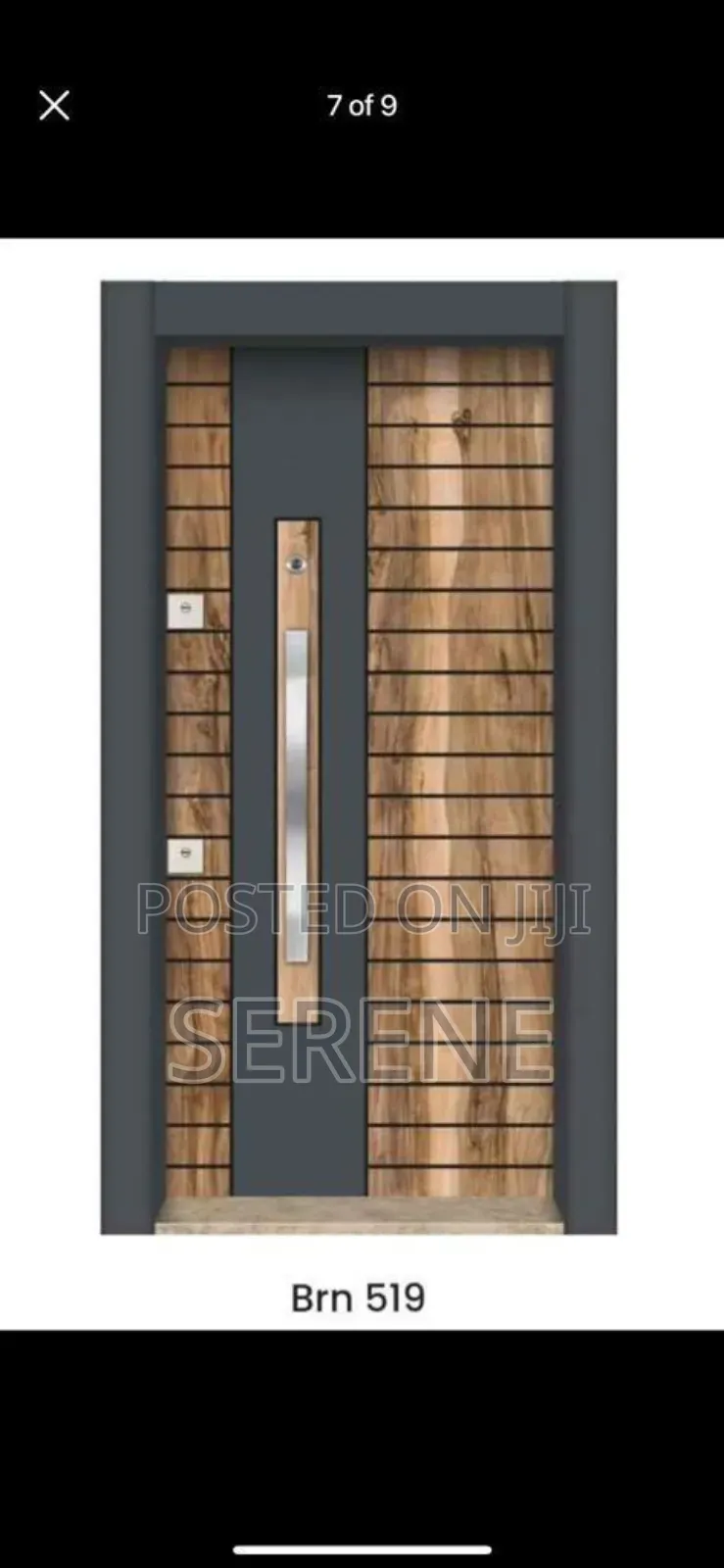 Exclusive Galvanized Designed Metal Door (Exterior) Made Locally