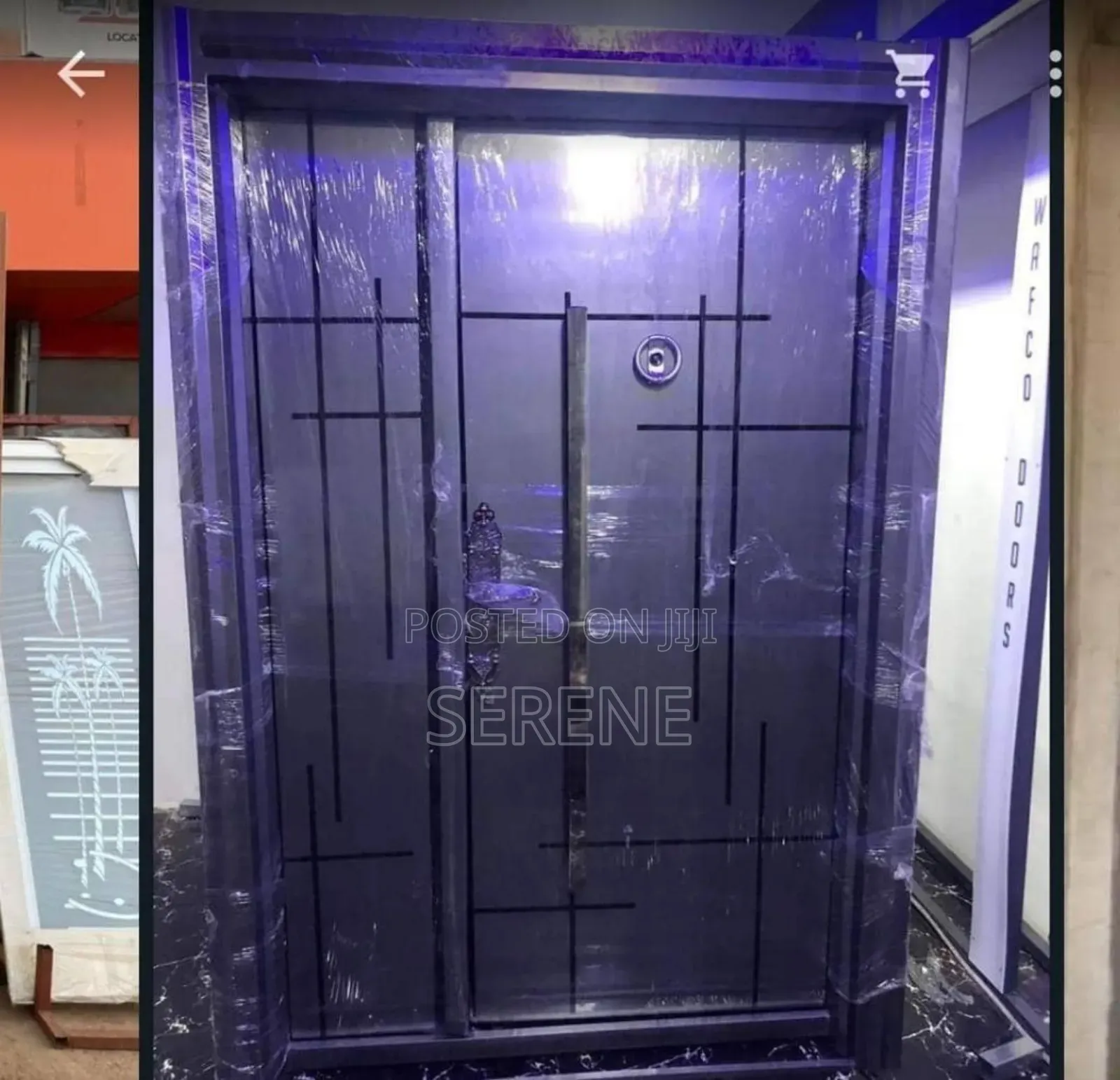 Exclusive Galvanized Designed Metal Door (Exterior) Made Locally