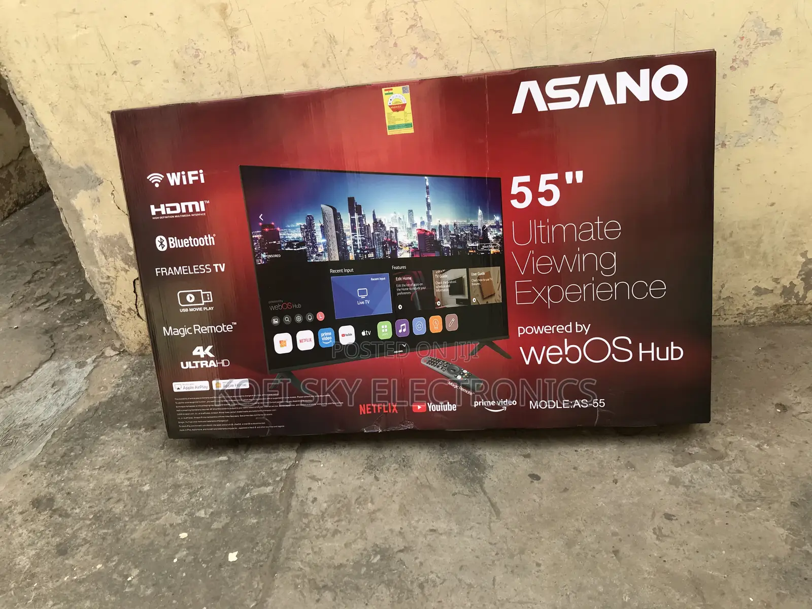 Affordable Asano 55inch Smart Tv