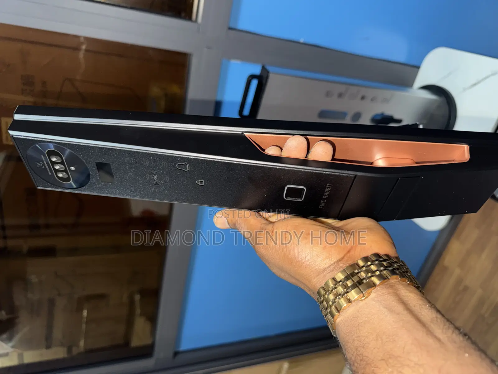 Biometric Door Lock With Voice Command.