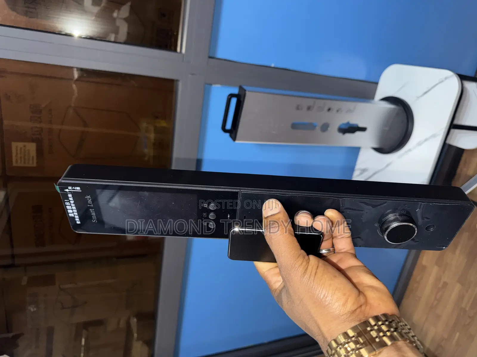 Biometric Door Lock With Voice Command.