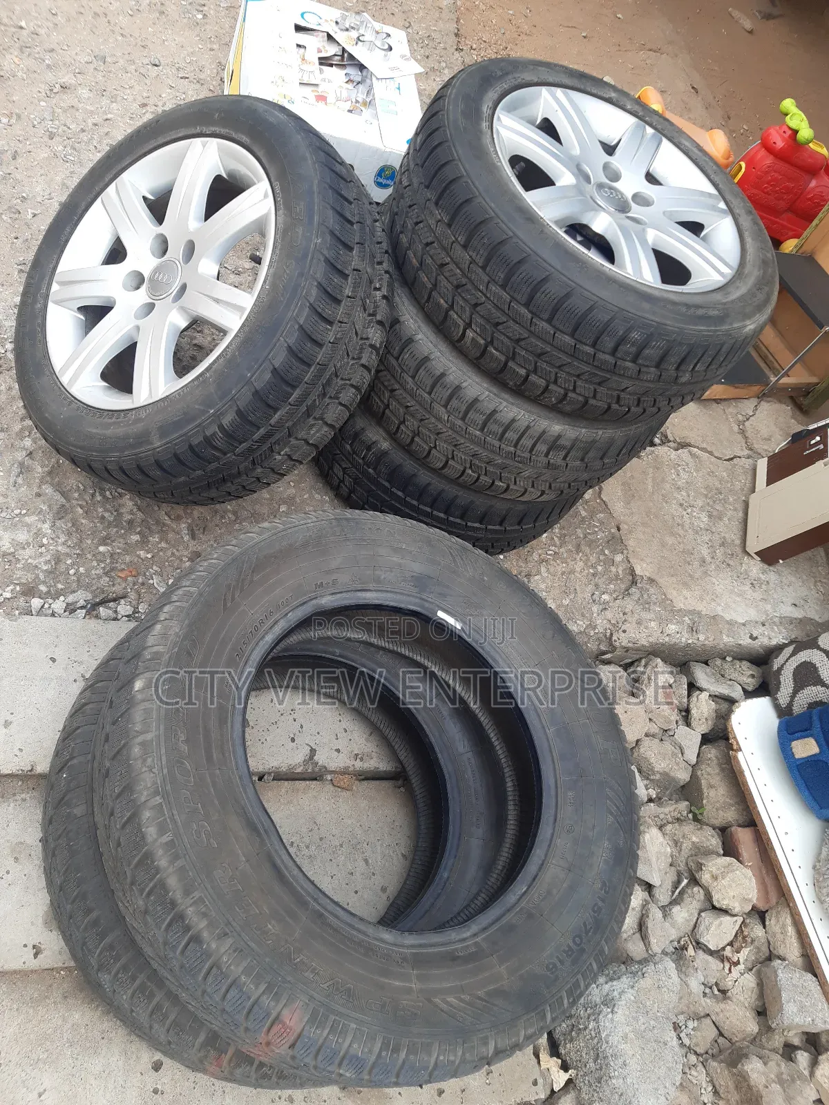 Tyre and Rim 2 Pairs