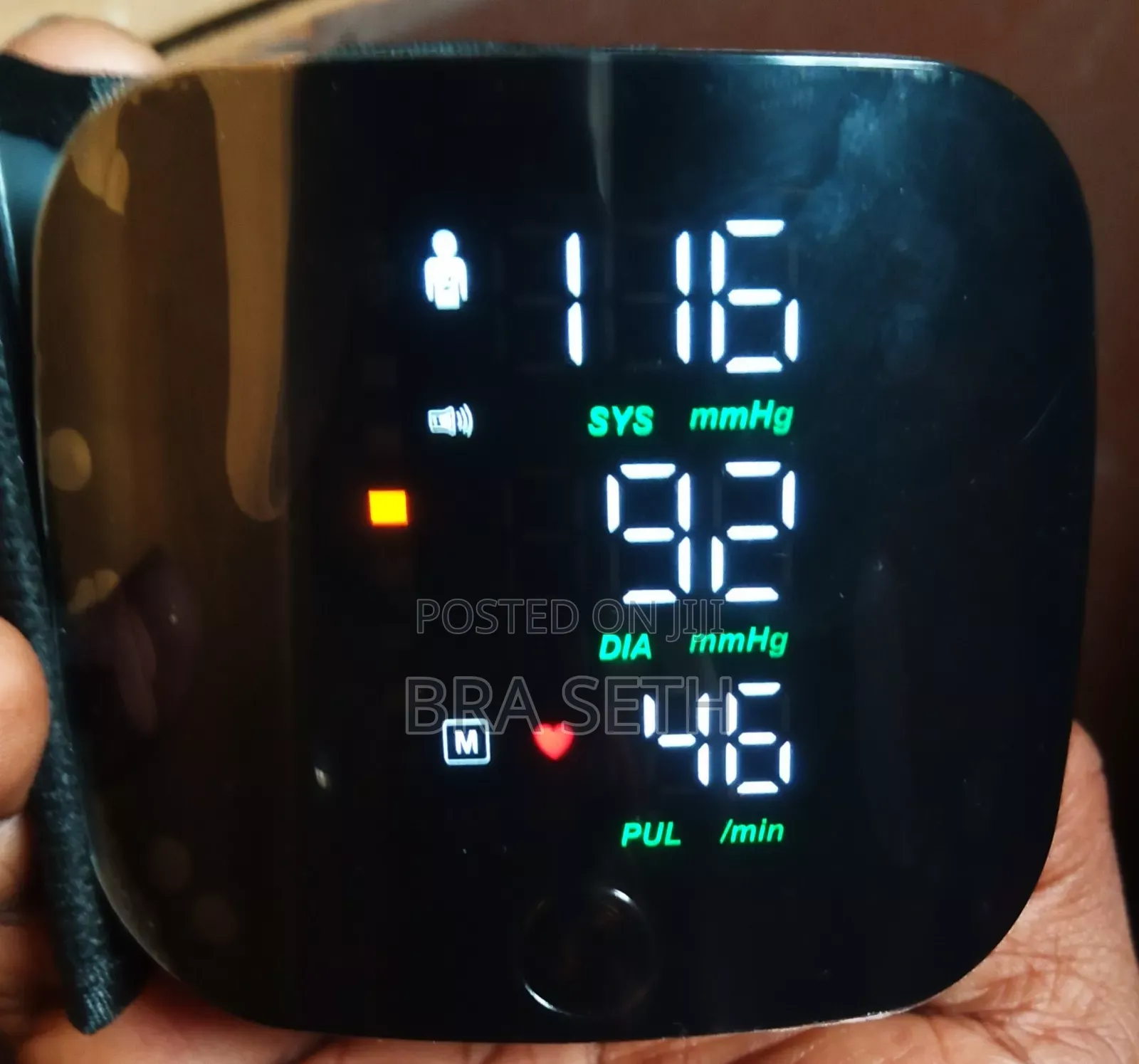 Rechargeable Wrist Blood Pressure Monitor