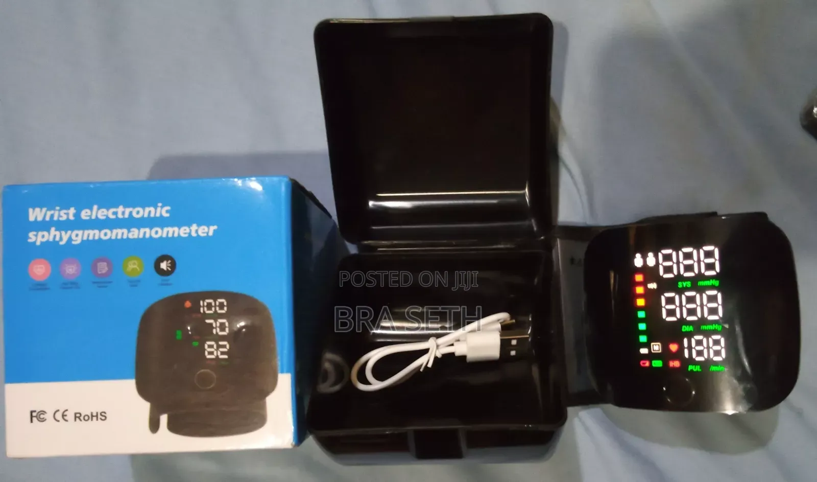 Rechargeable Wrist Blood Pressure Monitor