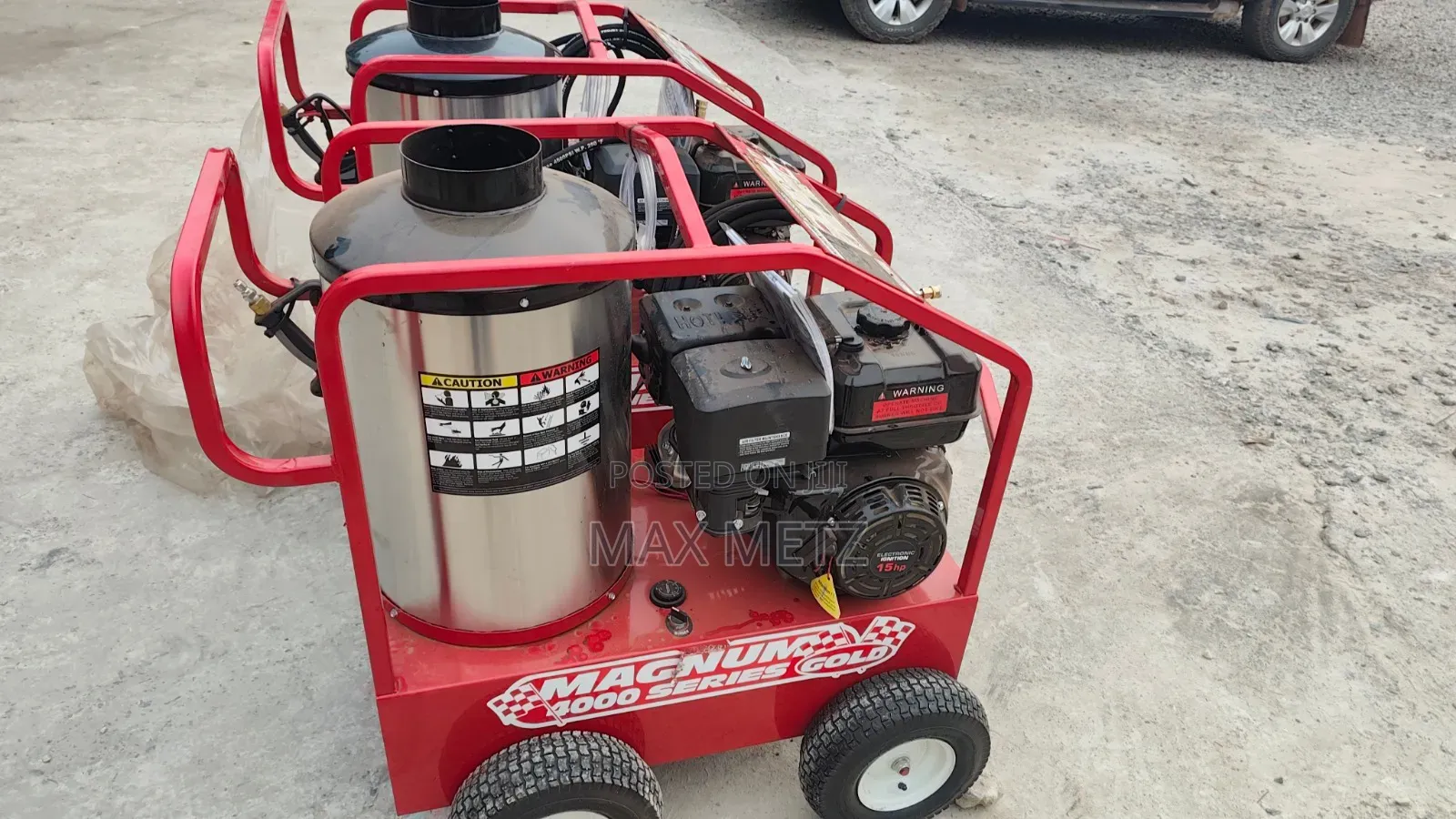 Hot Water Pressure Washer Magnum 4000