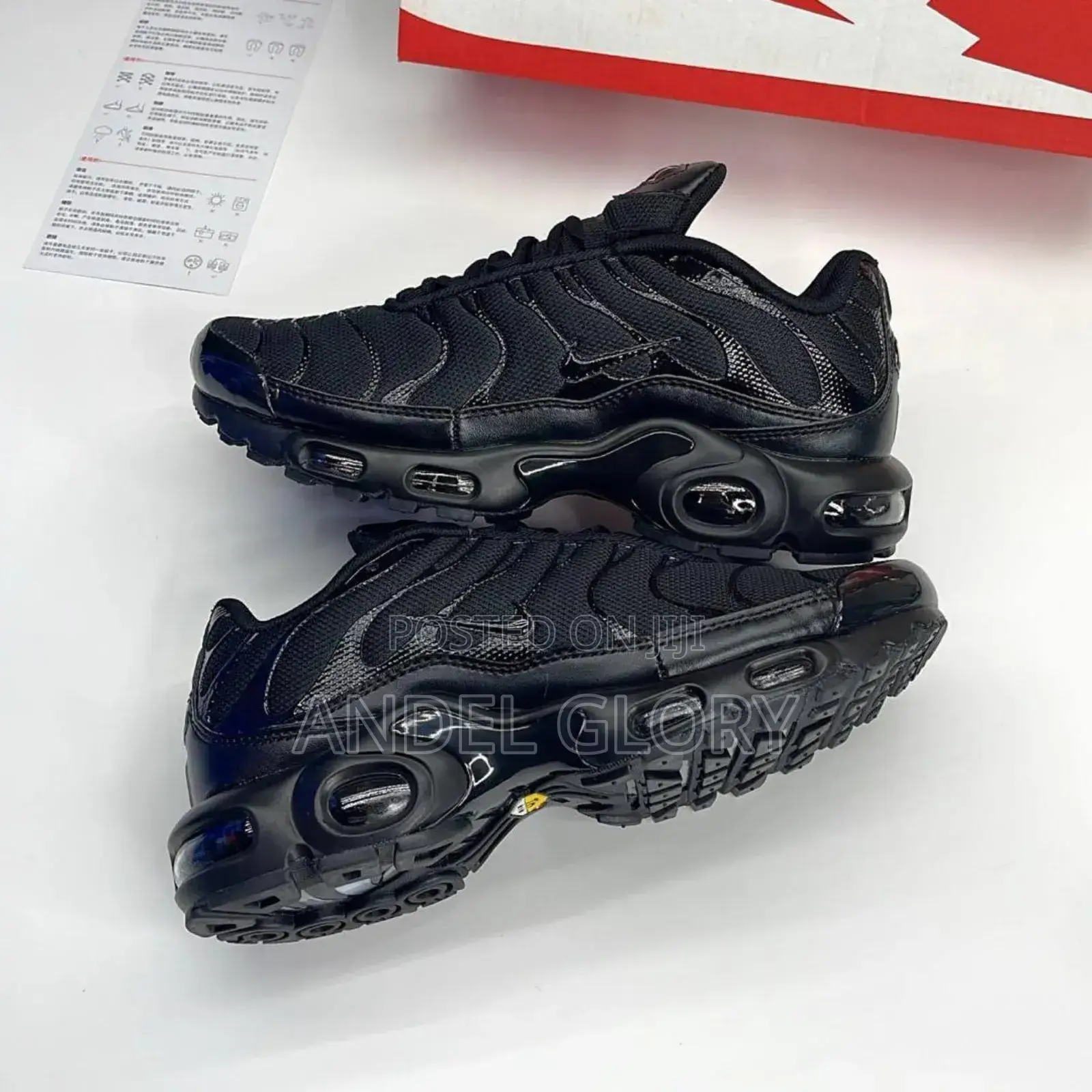Original Nike Tn Airmax Plus Triple Black