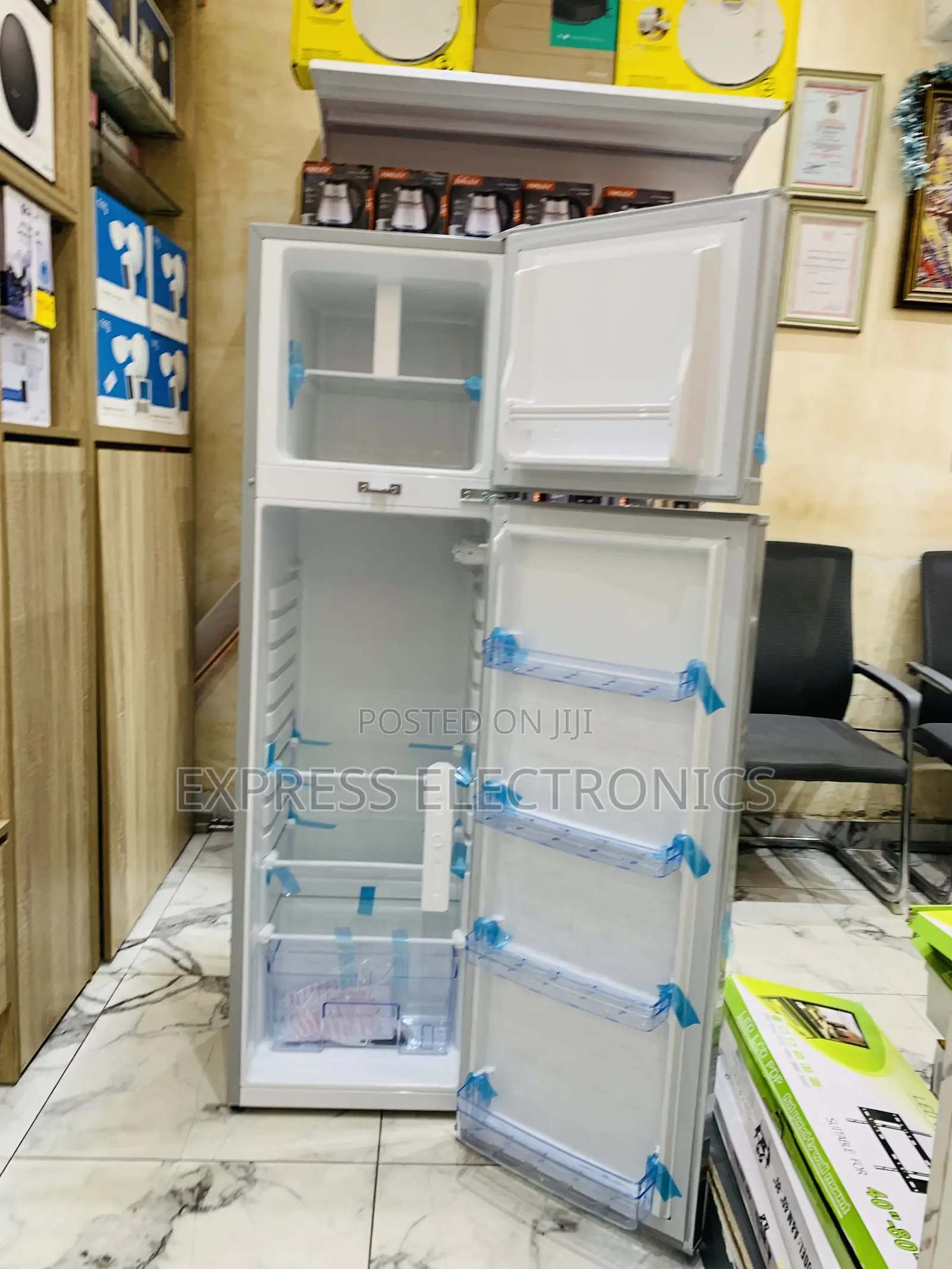 Available Now at Store Double Door Fridge 166l Zara 24tm