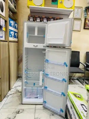 Available Now at Store Double Door Fridge 166l Zara 24tm
