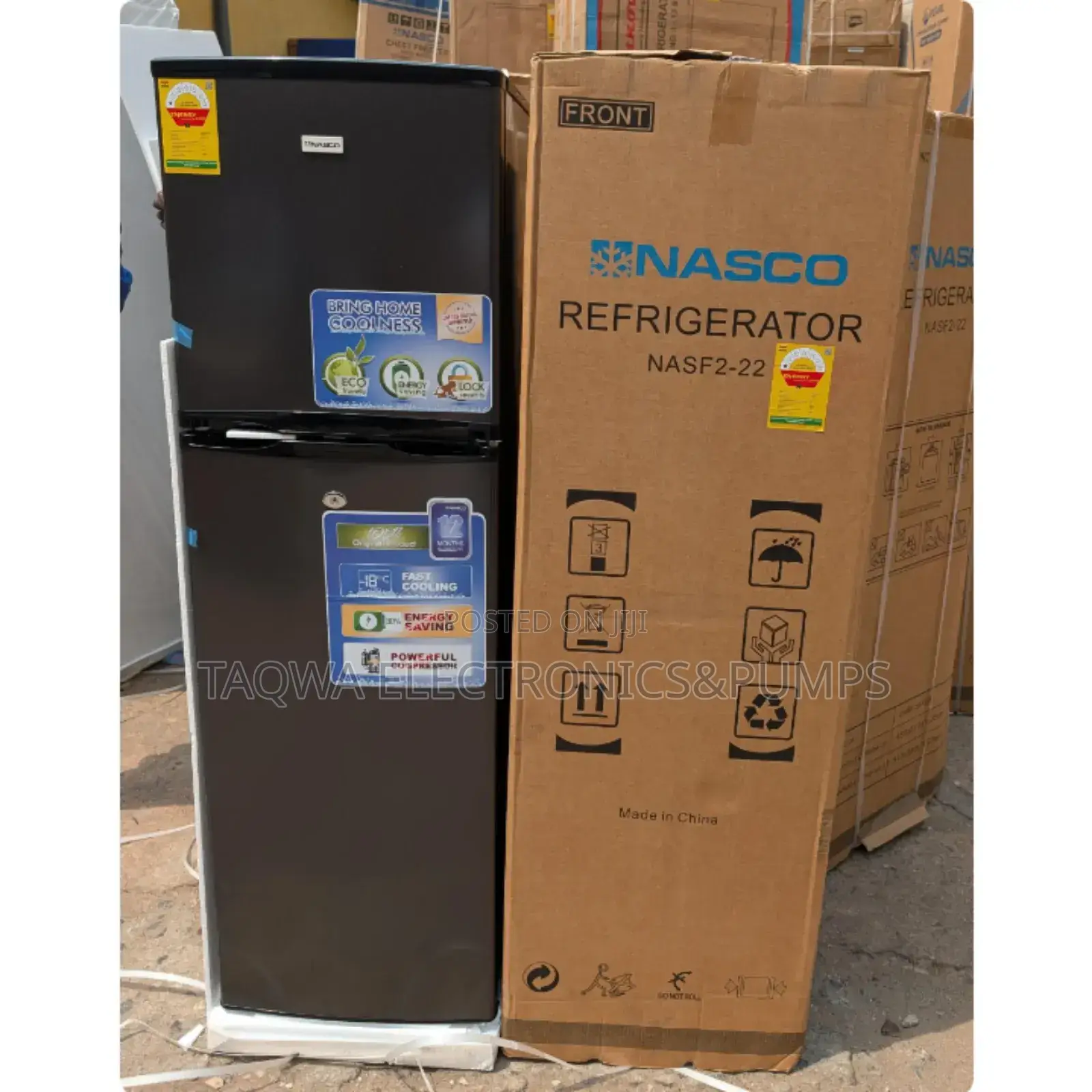 Upright Nasco 166l Fridge - Nasf2-22