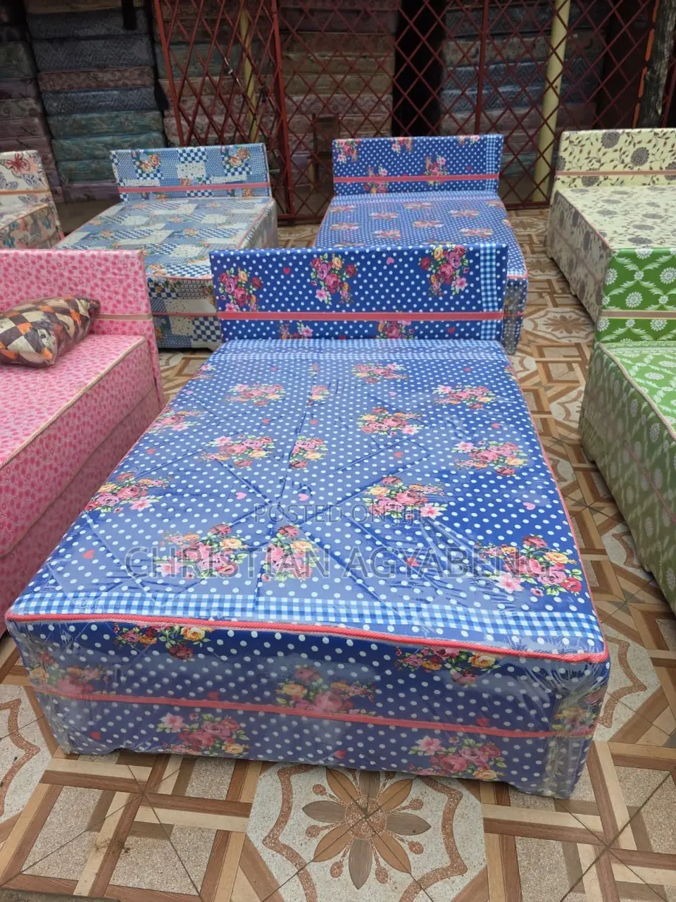 Double Size Complete Bed With in Built Foam