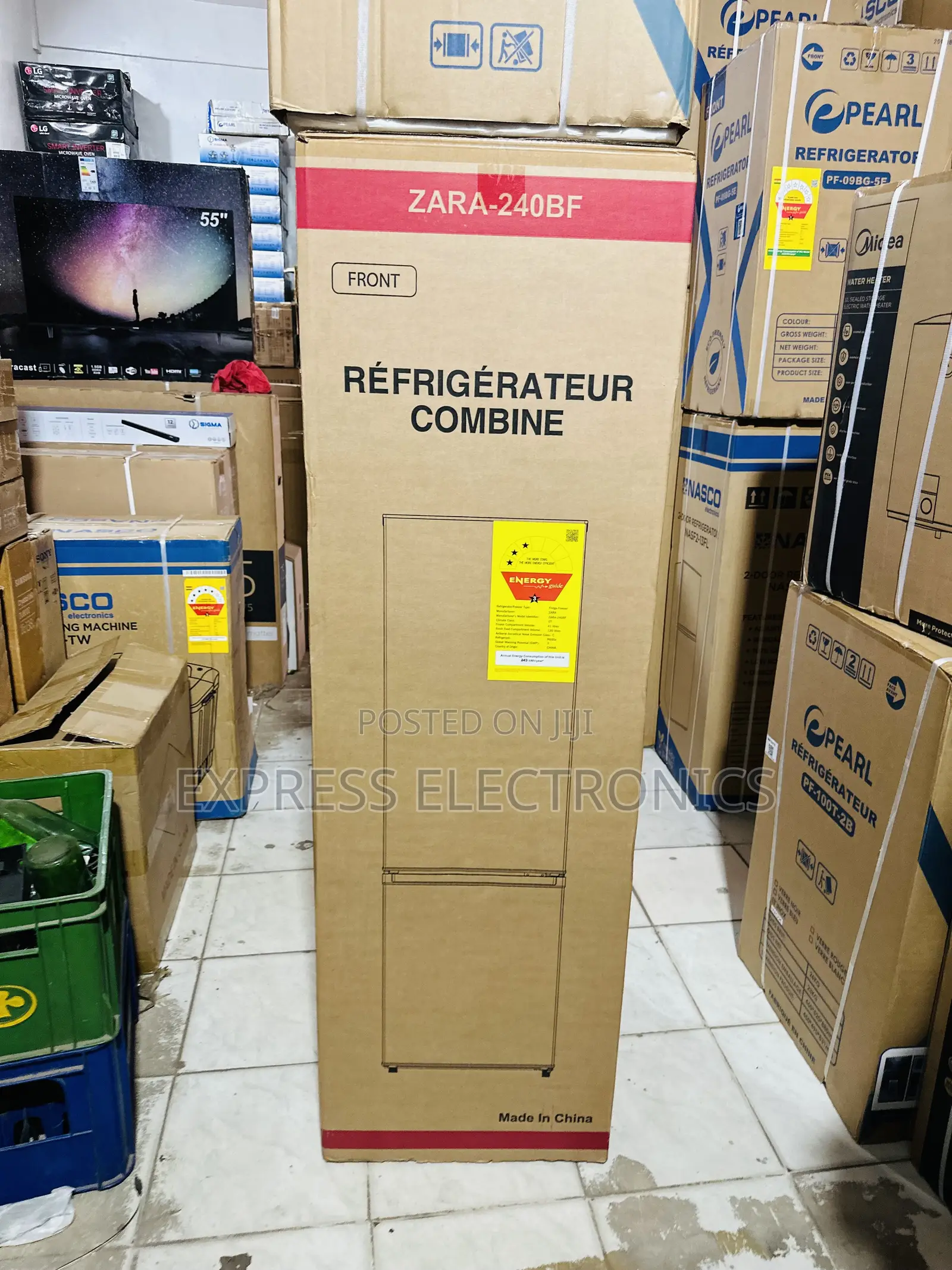 Text Us for Your Double Door Zara 240bf Fridge