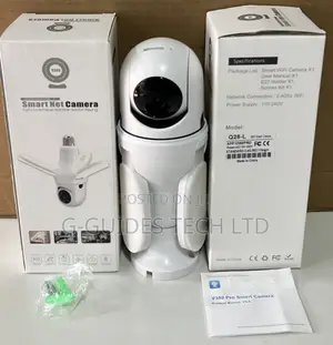 Smart Net Wifi Light Bulb Camera V380 Pro , Wi-Fi Light Bulb Camera