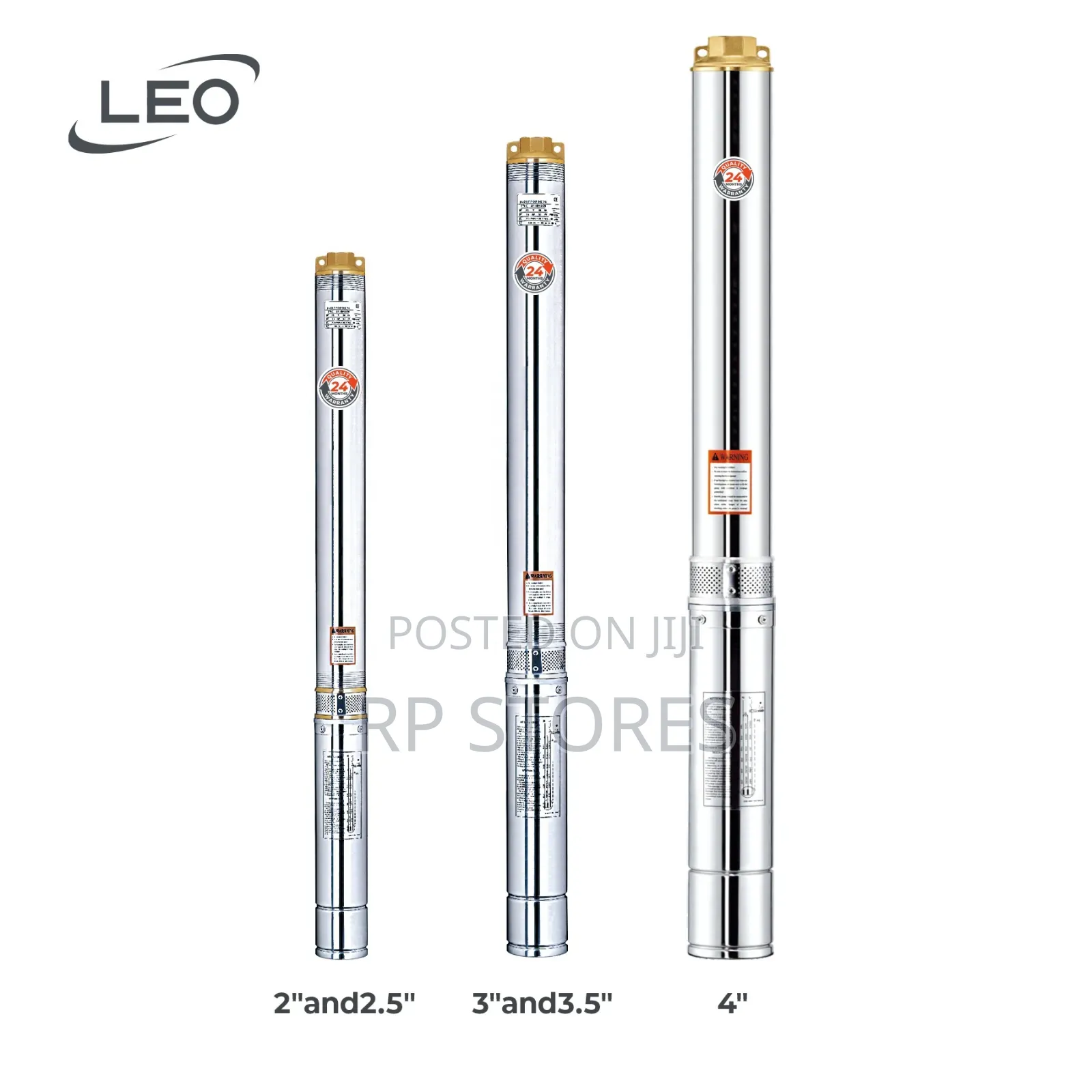 Leo Bore Hole Submersible Pump 3hp