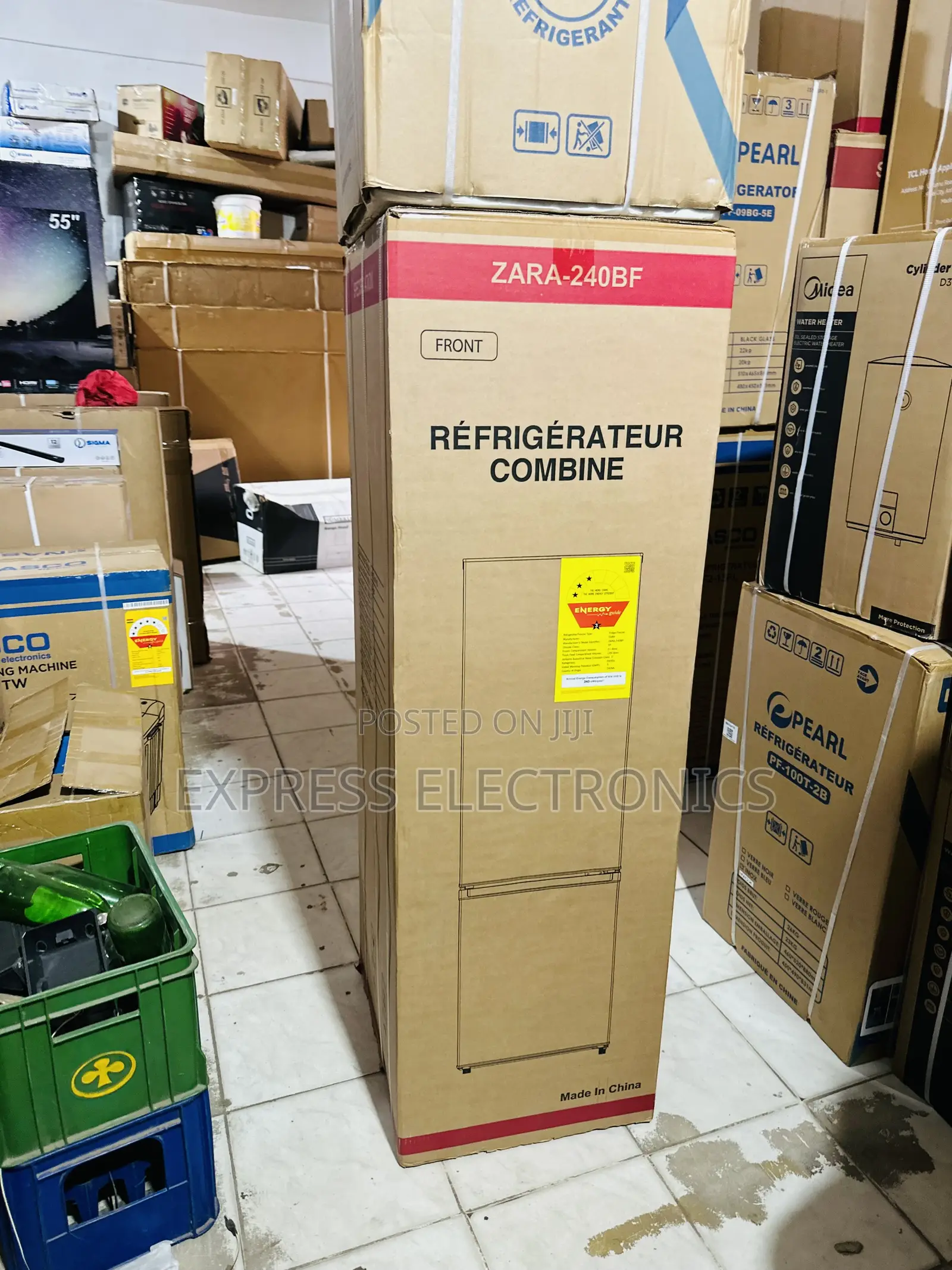 Zara 250bf Double Door Fridge