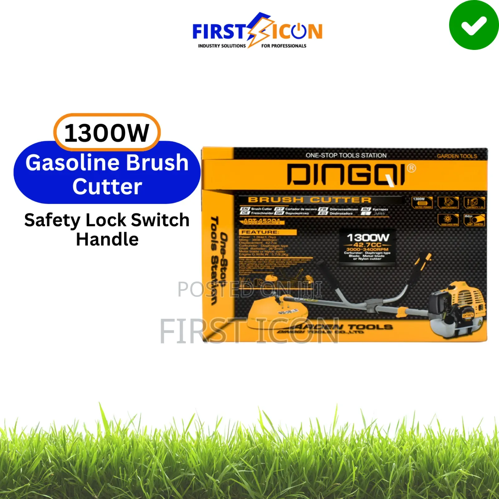 1.3kw Gasoline Brush Cutter - Dingqi 45201