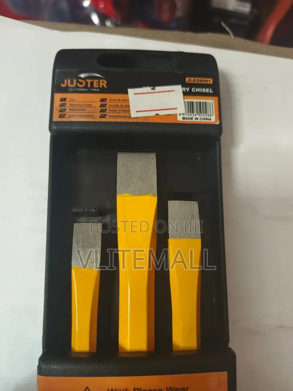 Juster 3-Piece Cold Chisel Set.