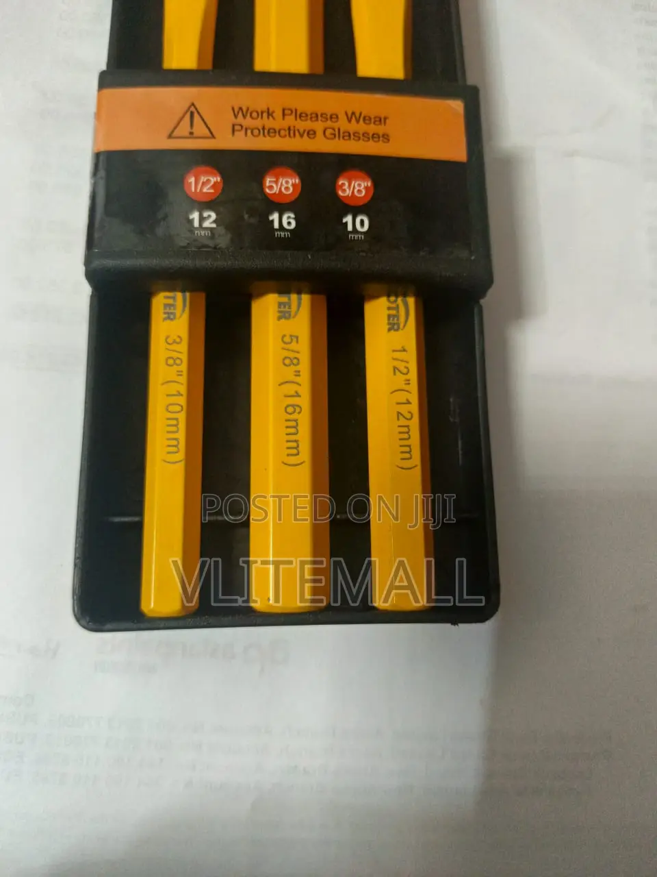Juster 3-Piece Cold Chisel Set.