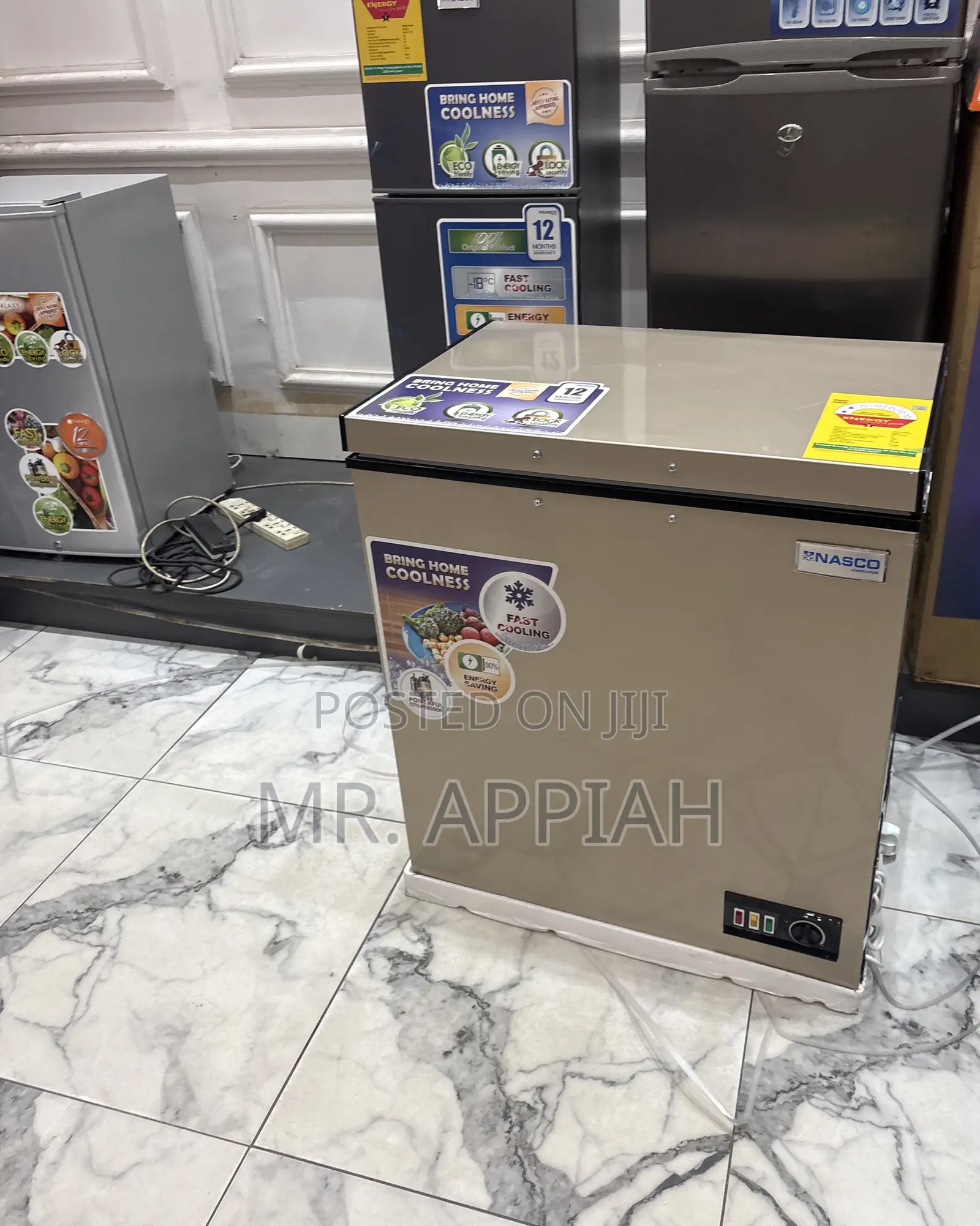 Brand New Nas175fl Single Door Chest Freezer(138l) 