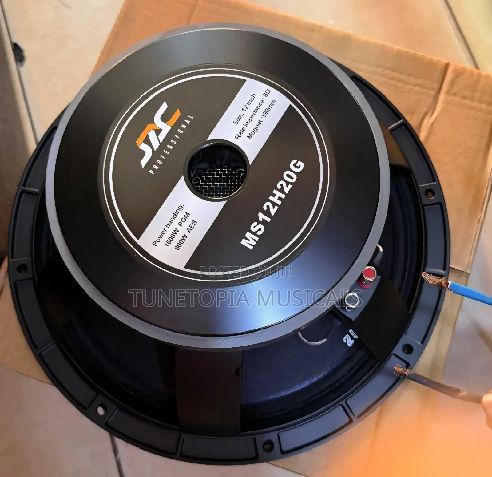 Jac Ms12h20g 12-inch Single Magnet Naked Speakers (1pair)
