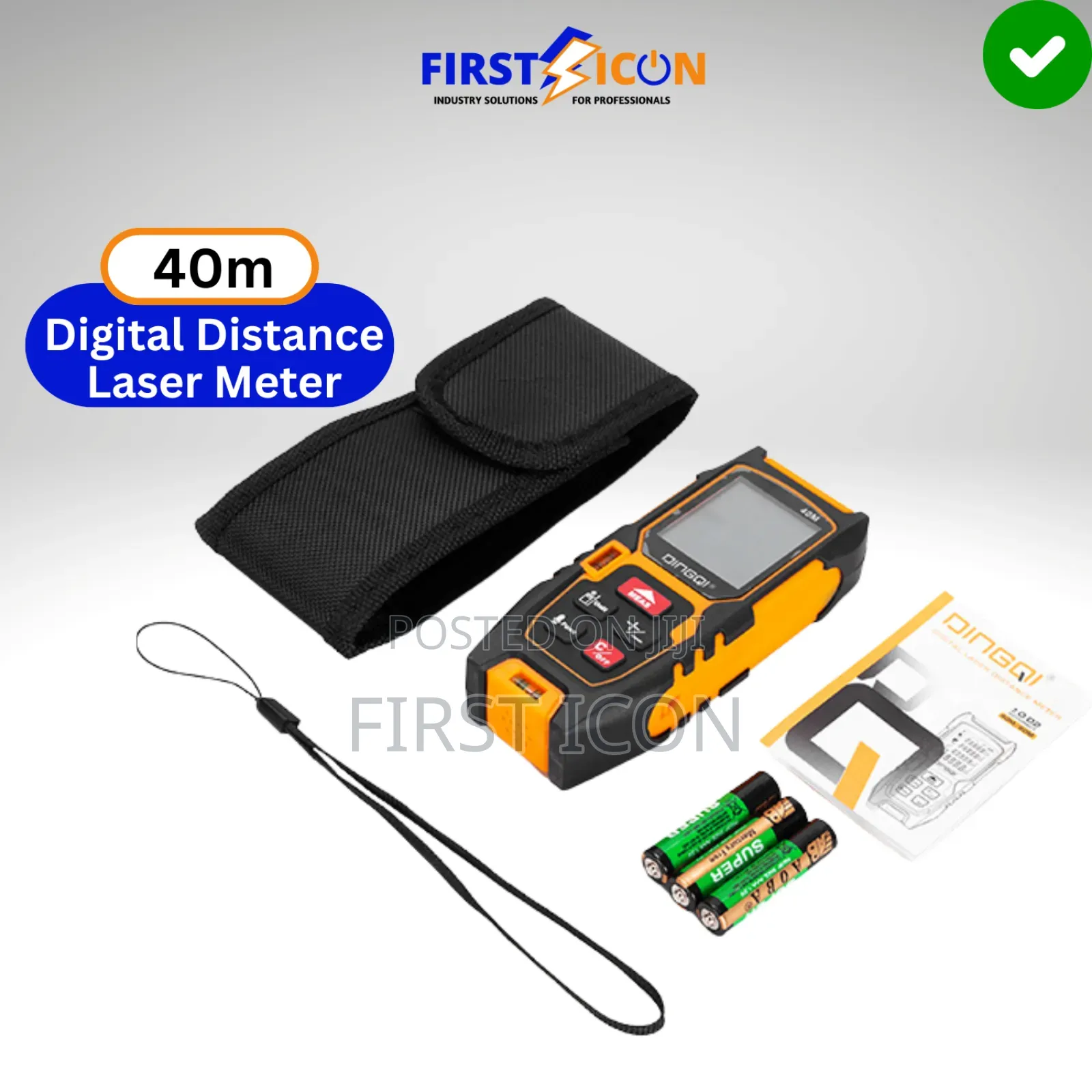40m Digital Distance Laser Meter - Dingqi Ef02140