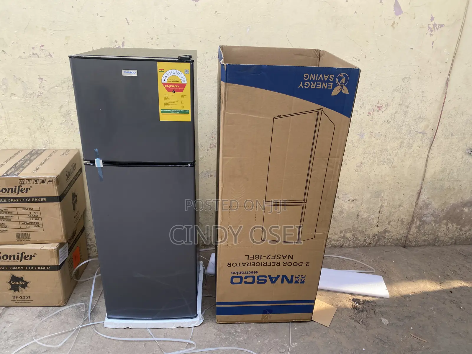 Modernistic Nasco 136liters Double Door Fridge