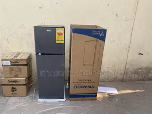 Naf2-18fl Nasco 136liters Double Door Fridge