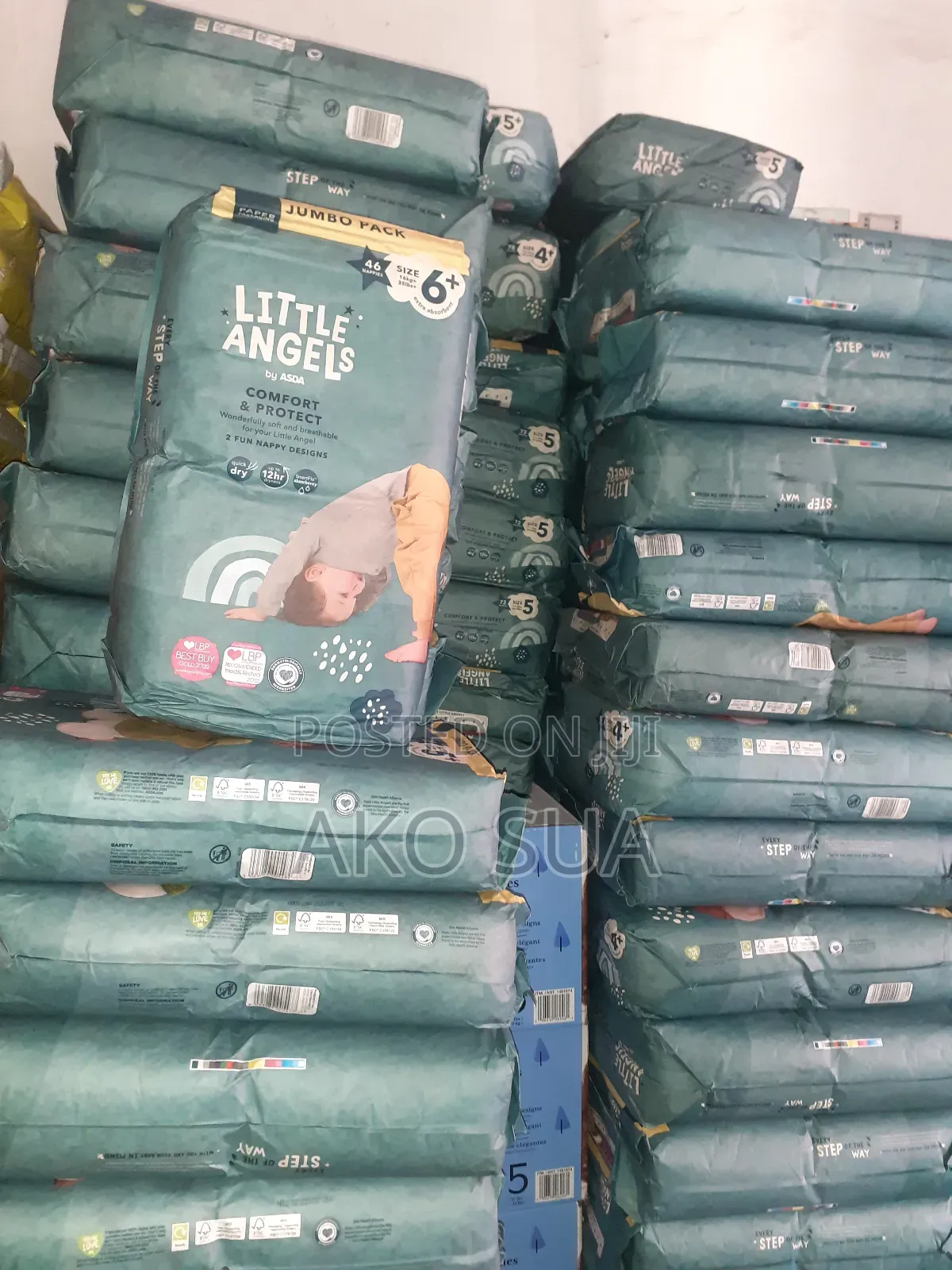 Little Angel Diapers Size 3,4,4+,5,5+,6,6+,7