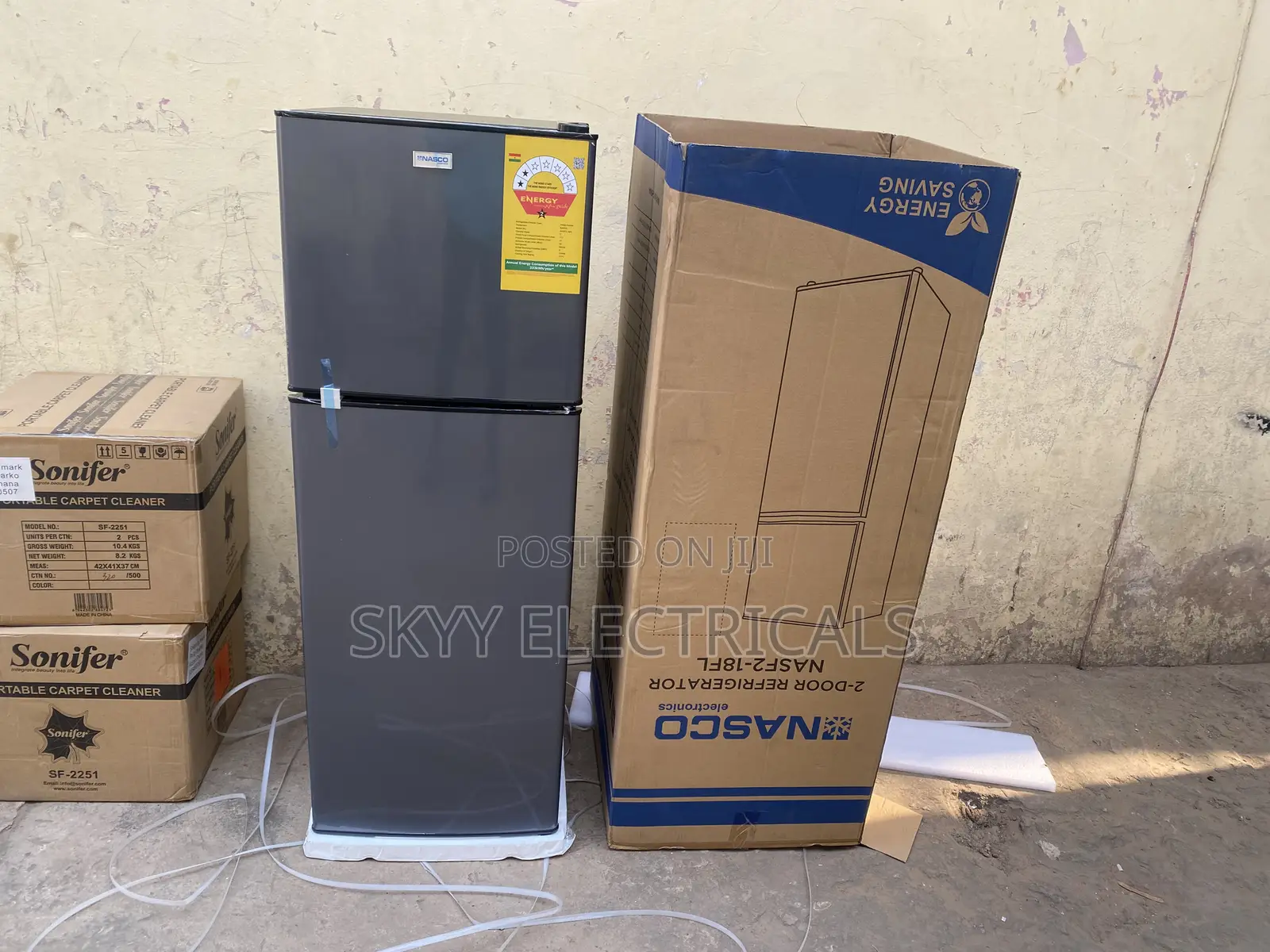 Nasco 136liters Top Freezer Fridge Nasf2-18fl