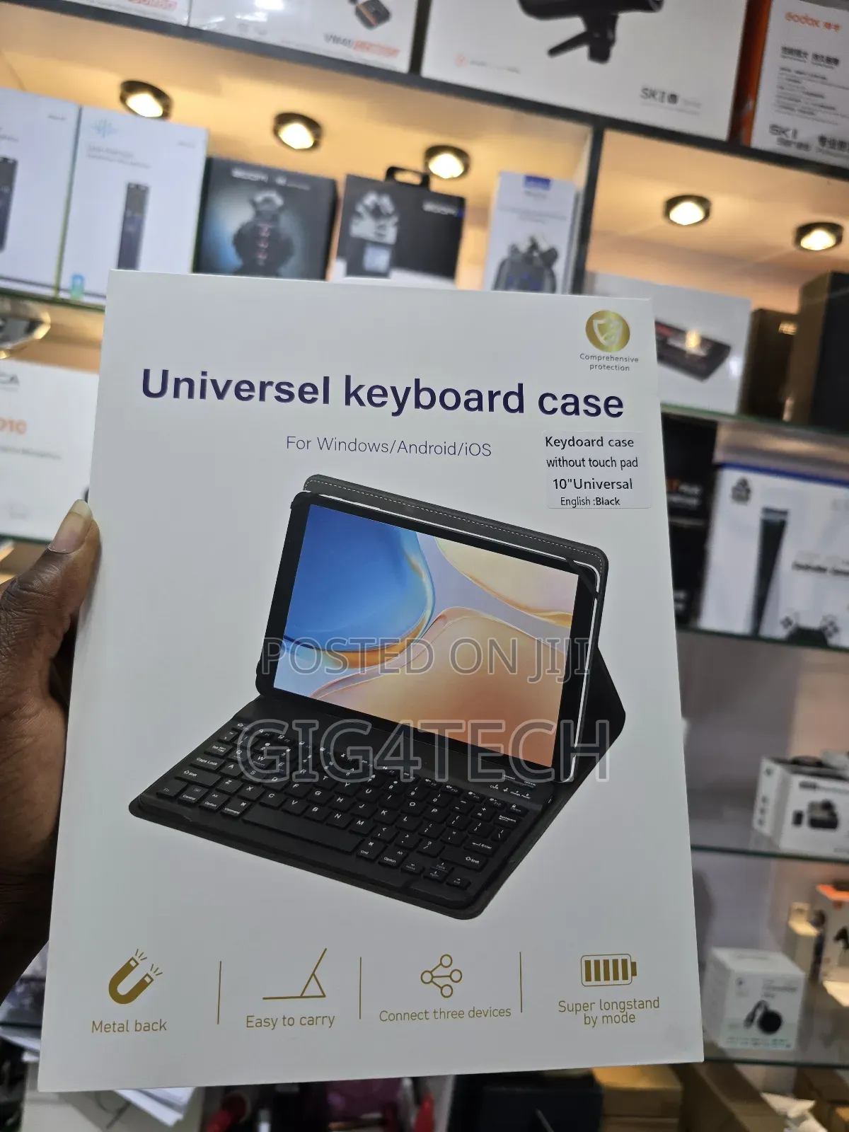 Universal Tablet Keyboard With Case 10 Inches