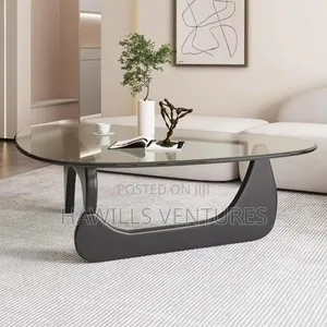 Trianguler Glass Center Table