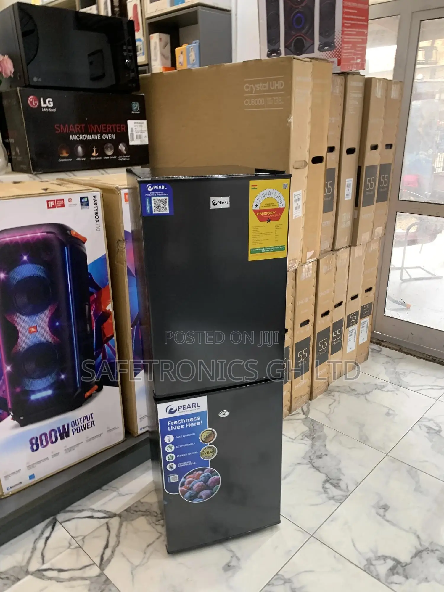 Eco-Friendly Pf-144b Bottom Mount 102 Liters Doubledoor Fridge