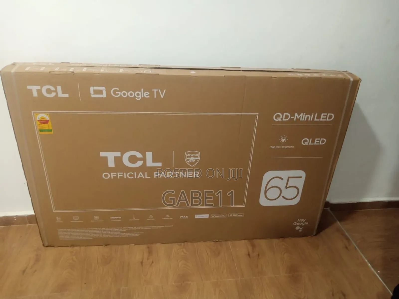 New TCL 144hz Gaming Tv Qd Miniled With Tiny Crack Due to Shipping
