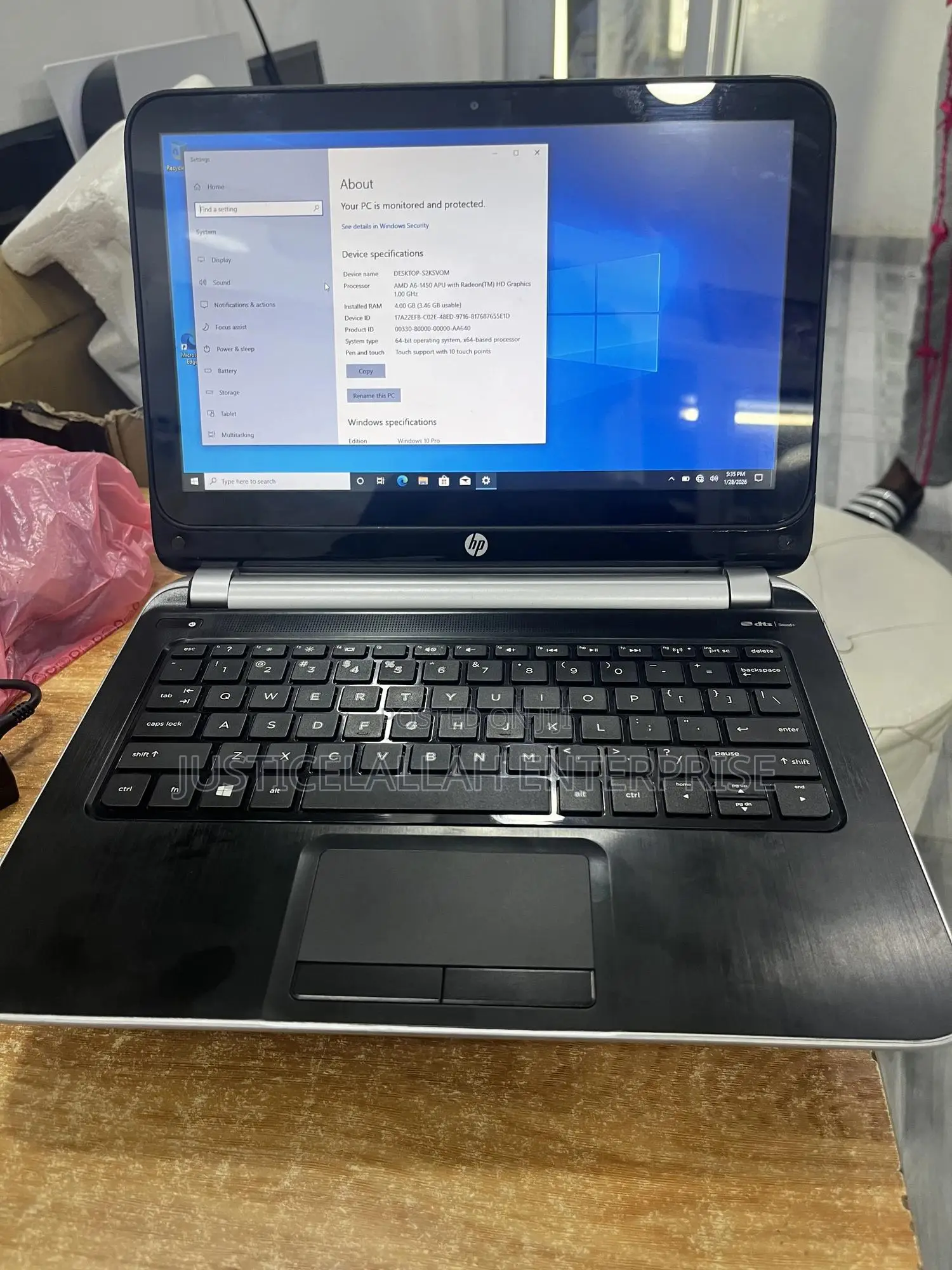 Laptop HP 215 G1 4GB AMD A6 HDD 320GB