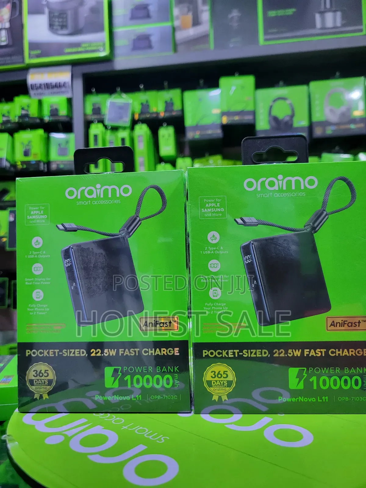 Oraimo Powernova L11 10000mah 22.5w Power Bank