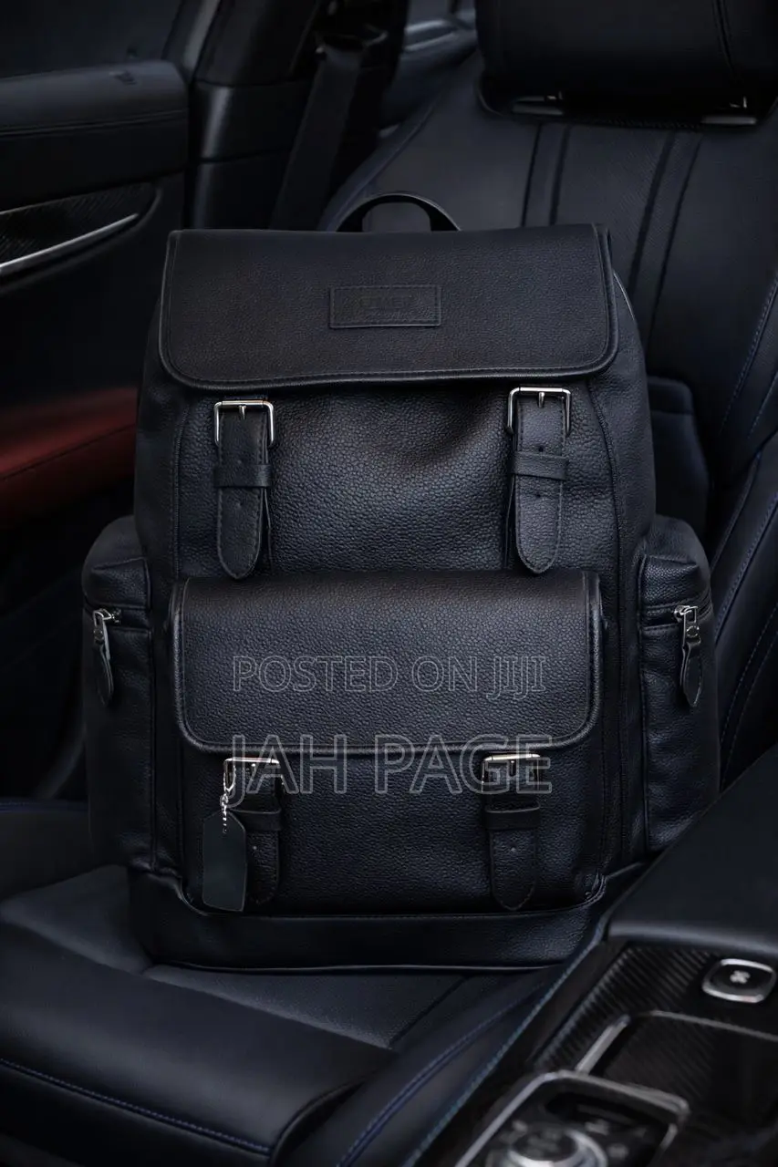 *Coach Backpack in Refined Pebble Leather and Smooth Calf Leather