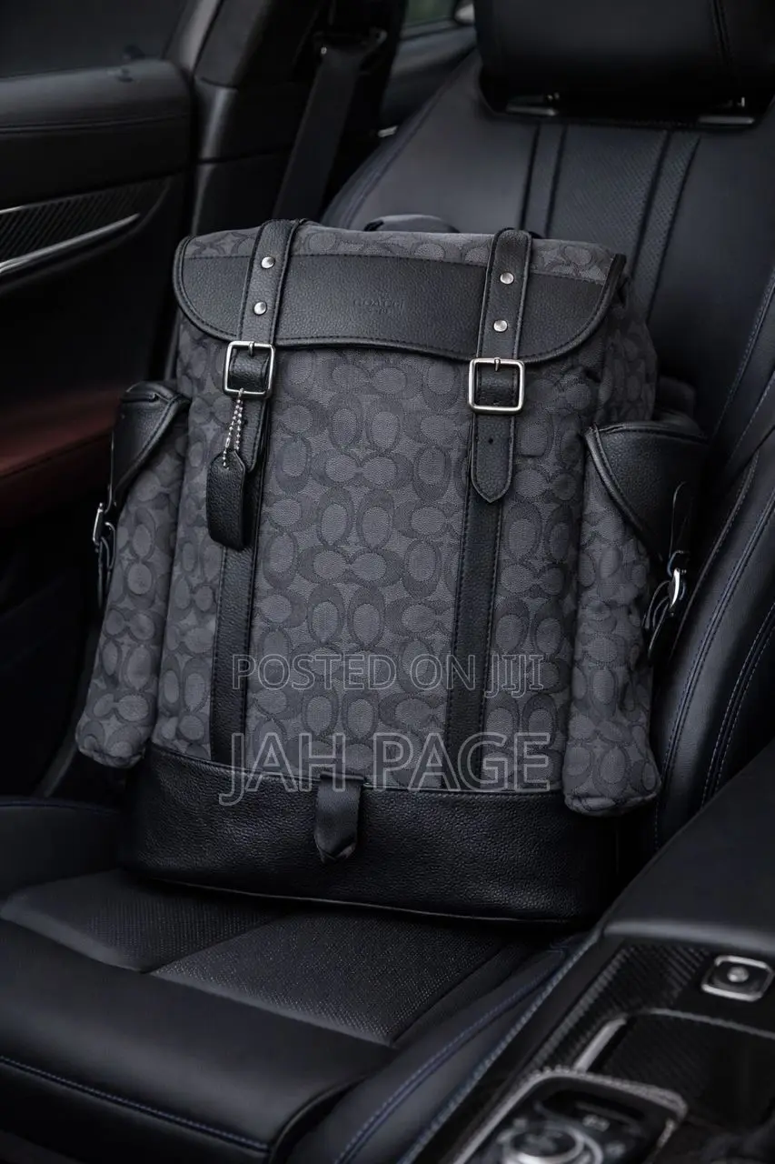 *Coach Backpack in Refined Pebble Leather and Smooth Calf Leather