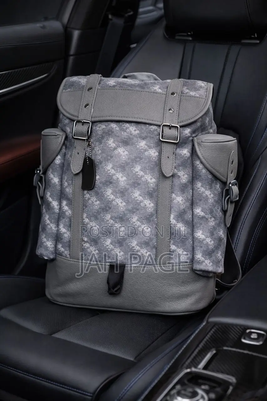 *Coach Backpack in Refined Pebble Leather and Smooth Calf Leather