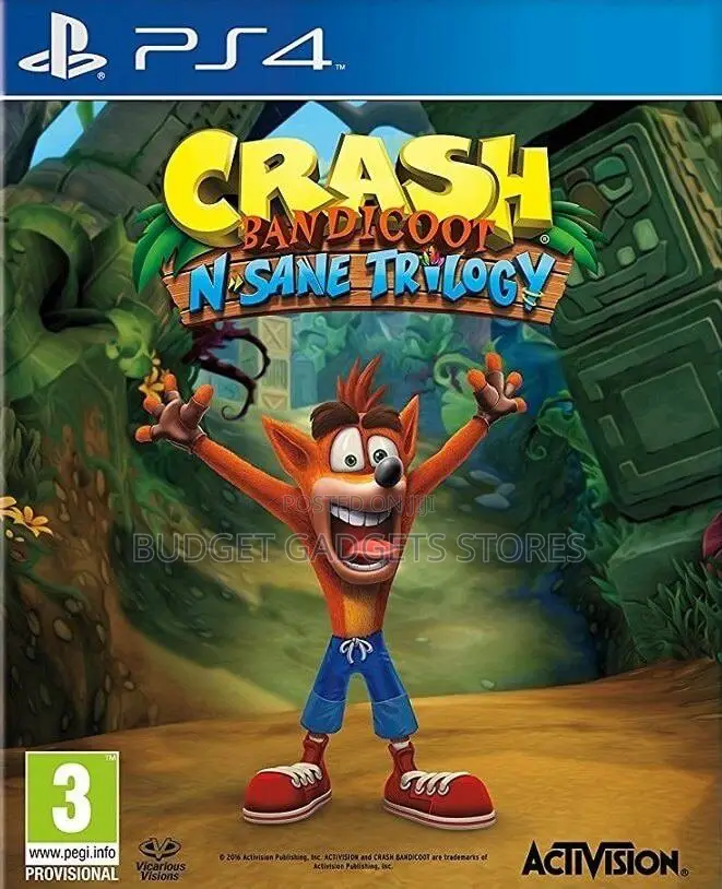 Crash Bandicoot N’Sane Trilogy Ps4 Game Disk in Accra Metropolitan ...
