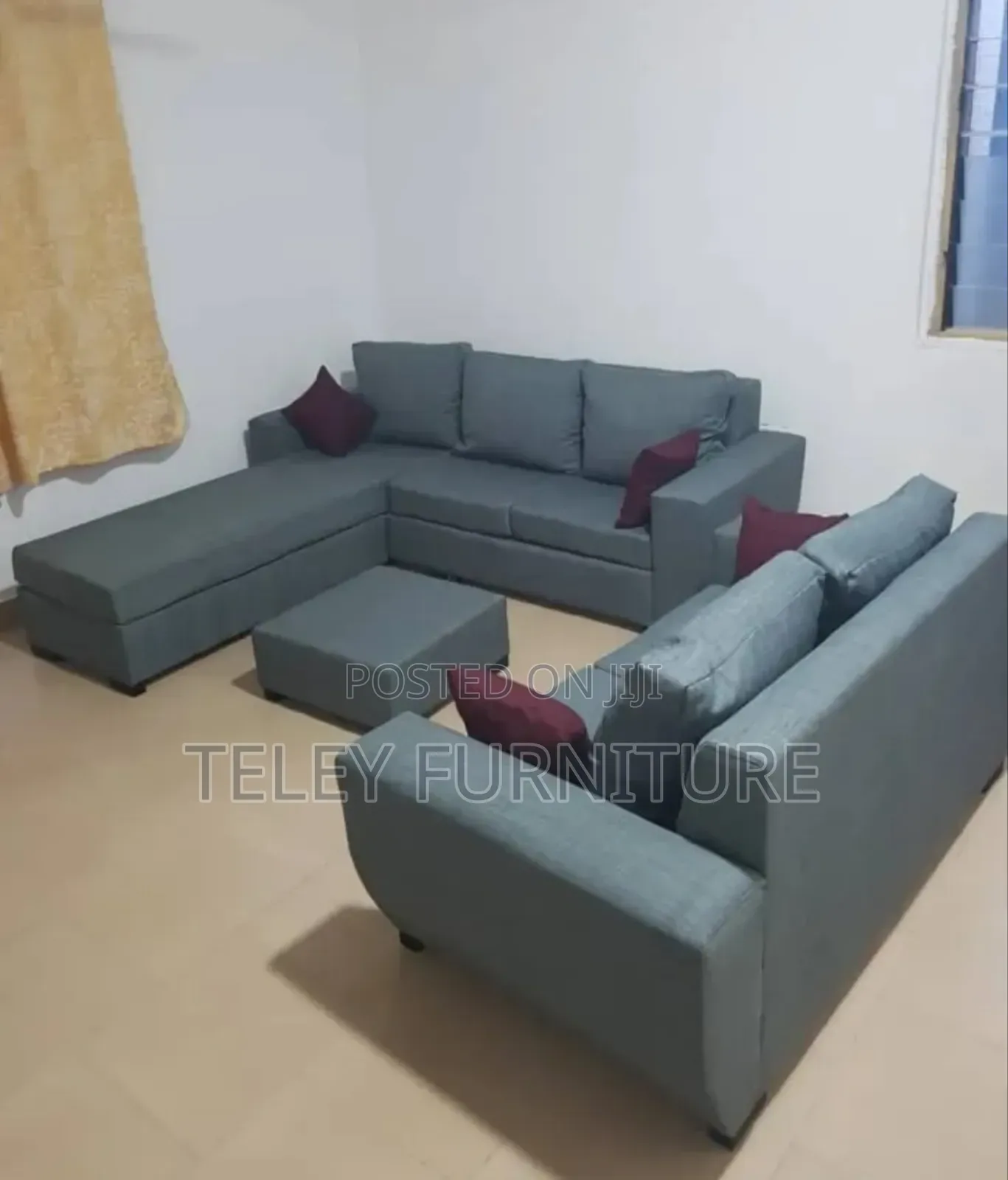 Lshape Sofa And 2 Seater