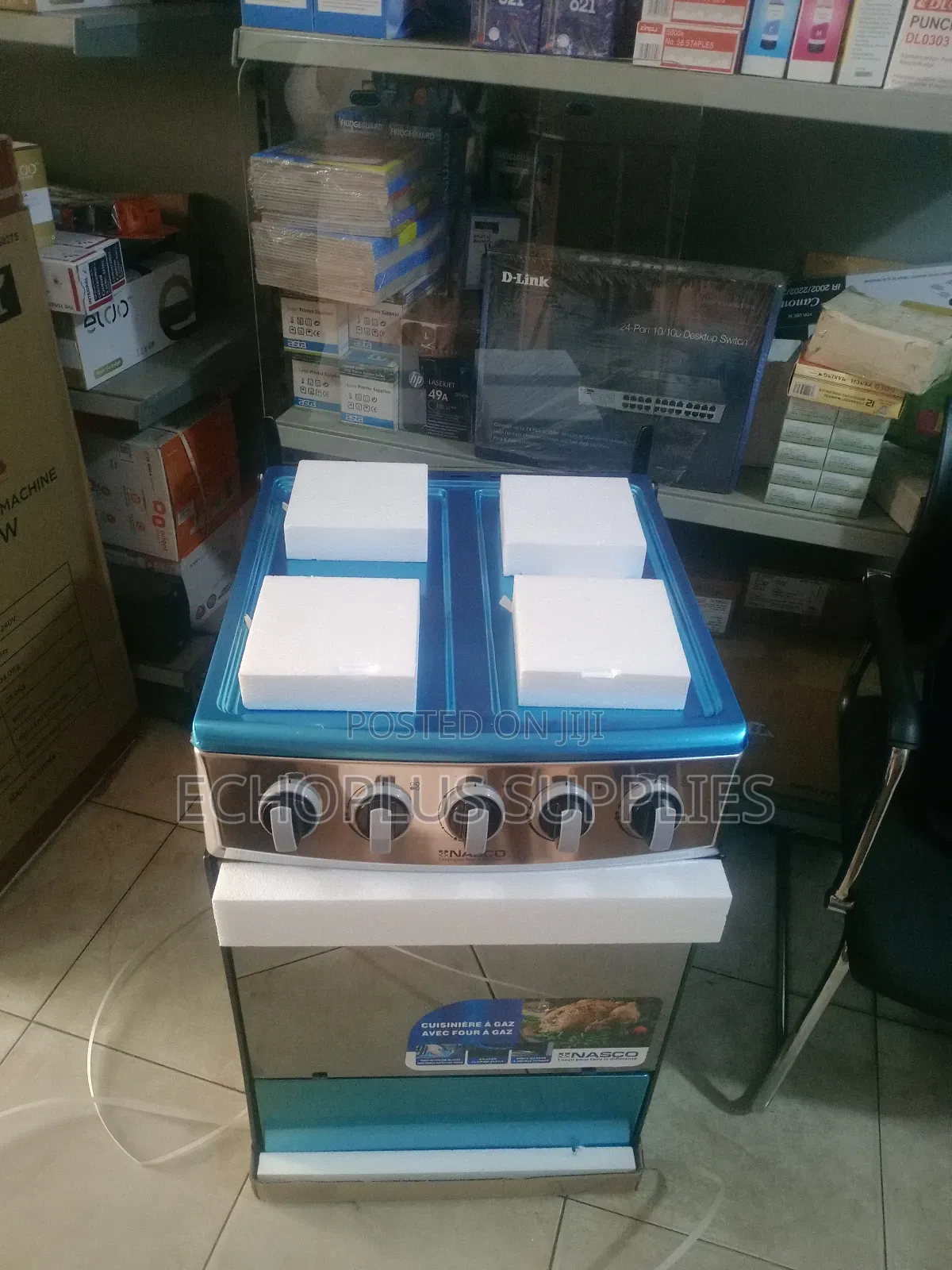 Nasco 4 Burner Gas Cooker Oven With Grill